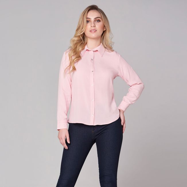 outfit blusa palo de rosa mujer