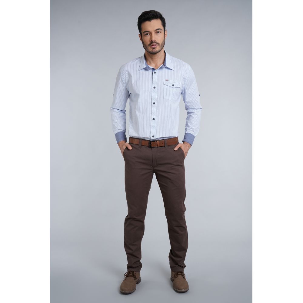 Azul Marino Combinaciones Para Pantalon Cafe Hombre Casual