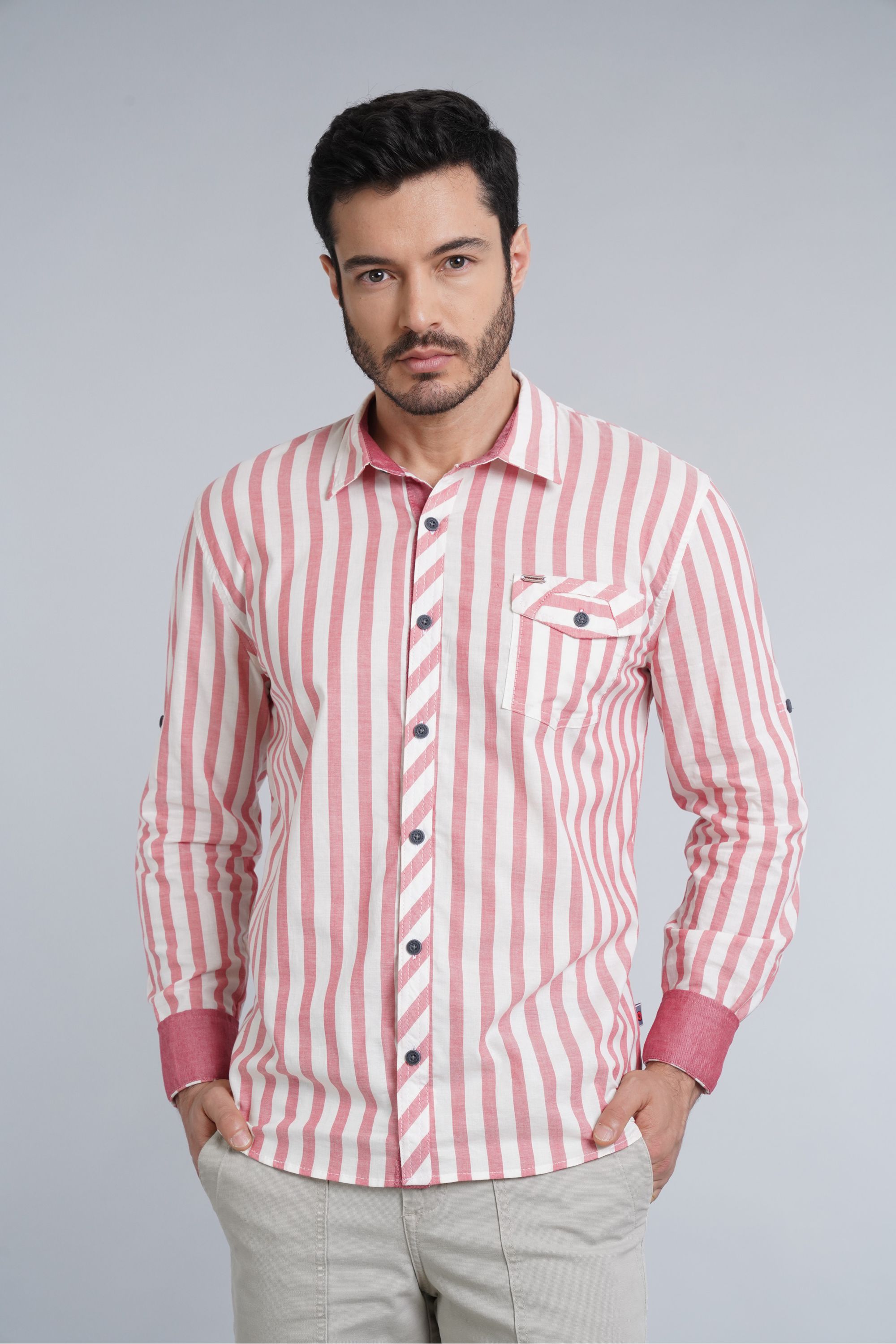 camisa color coral