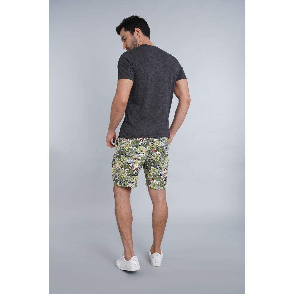 outfit bermuda verde hombre