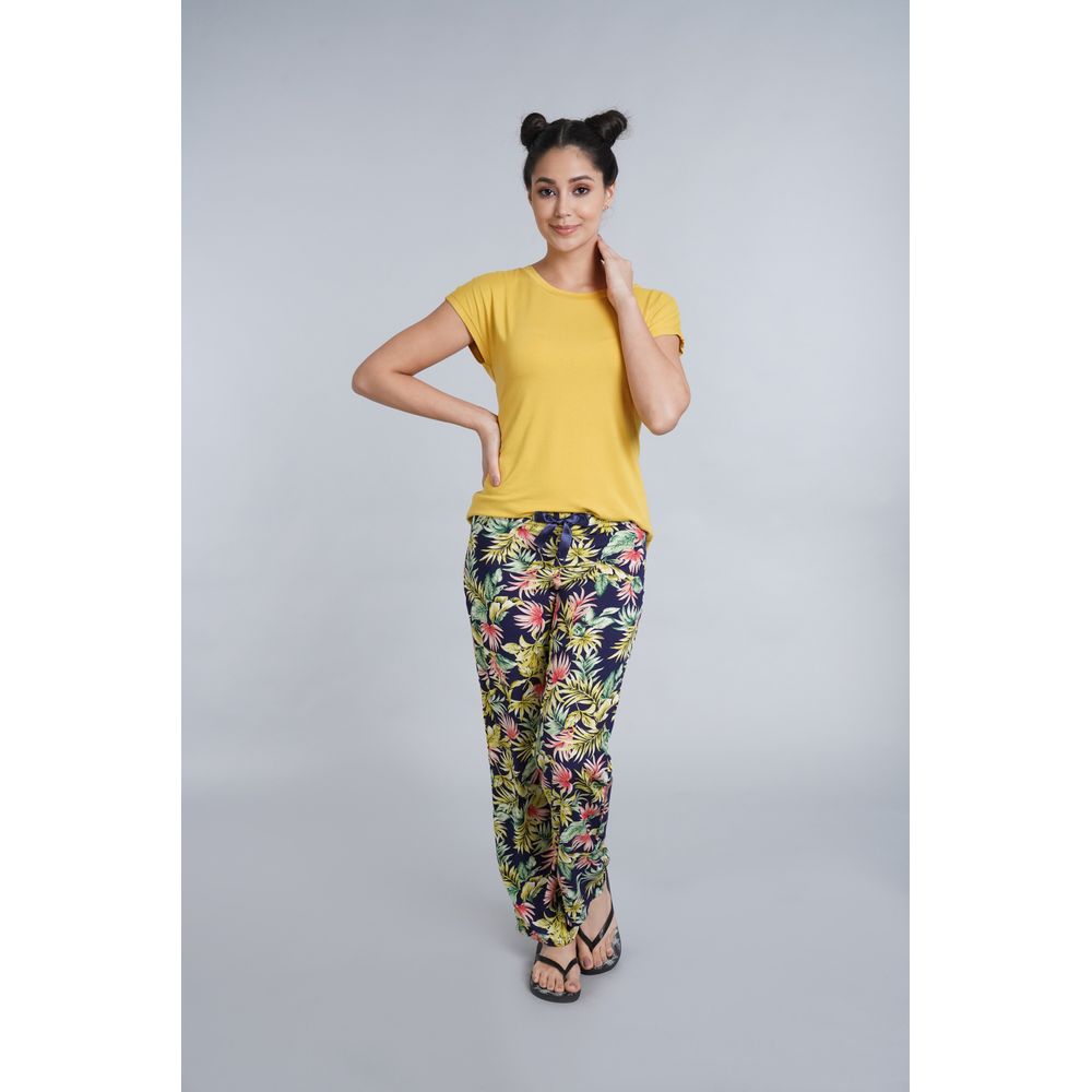 pijama amarilla mujer