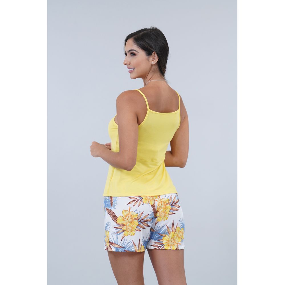 pijama amarilla mujer