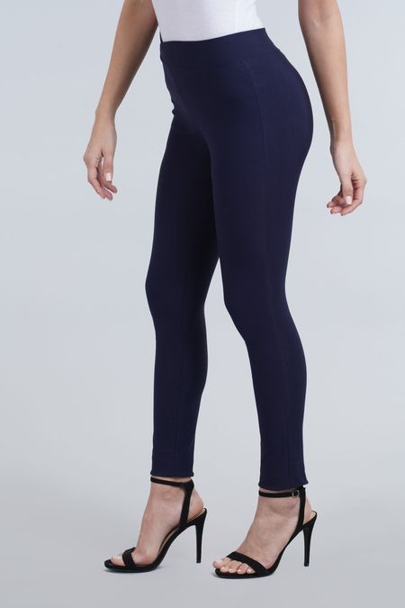 Leggings con acabado efecto cuero con control de abdomen | Leonisa Ecuador