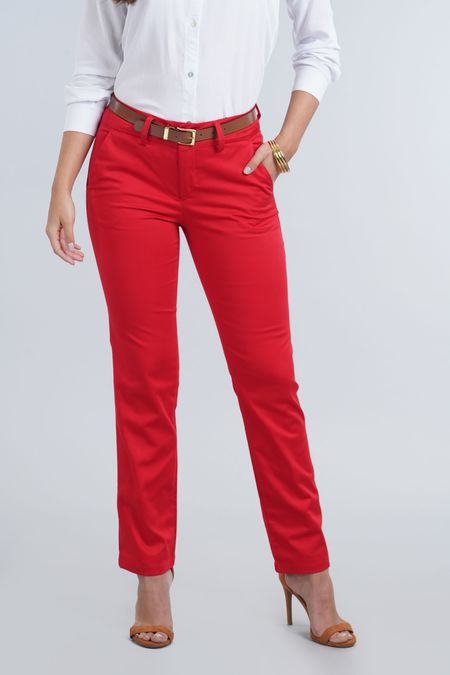 Pantalon para Mujer Color Rojo Ref: 101970 - E.U - Talla: 12
