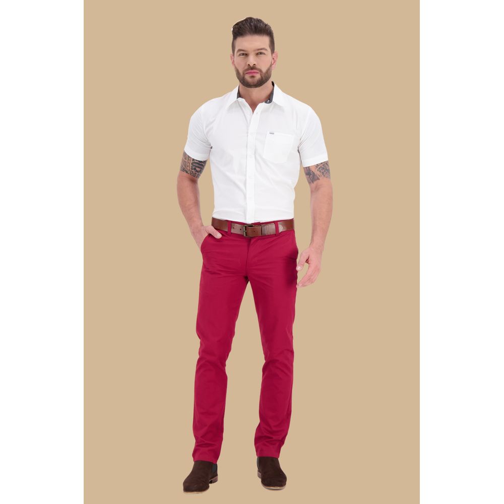 Compra Pantalon para Hombre Color Vinotinto en www.surtitodo.com.co -