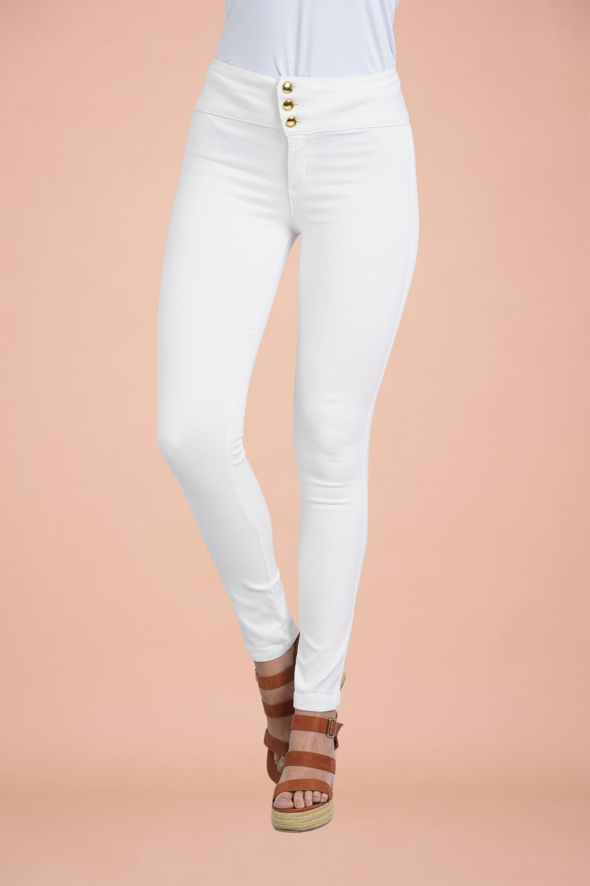 Enjuiciar sitio Abundancia Compra Pantalon para Mujer Color Blanco en www.surtitodo.com.co -  surtitodoMobile