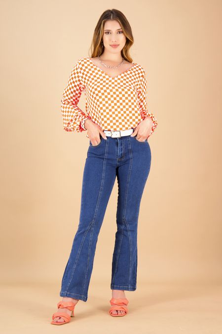 0005303636601033-blusas-Manga-Larga-Cuello-en-V-Silueta-Amplia-Dama-naranja-v2.jpg
