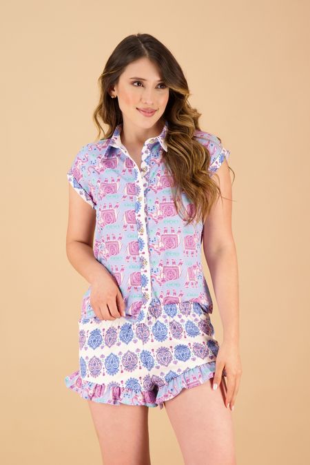 Multitud Alfombra Deliberadamente Compra Pijama Para Mujer Color Azul en www.surtitodo.com.co -  surtitodoMobile