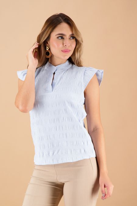 blusas-Manga-Corta-Cuello-en-V-Silueta-Semi-Ajustada-Dama-azul-02005303724901015-v2.jpg